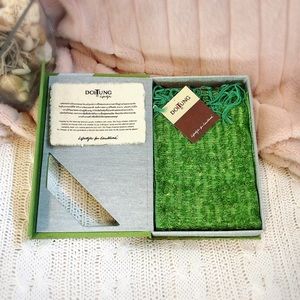 Green Scarf in Silk Box